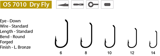 Dry Fly Hooks - 7010