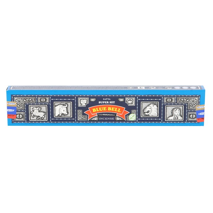 12 Packs of Superhit Blue Bell Incense Sticks by Satya