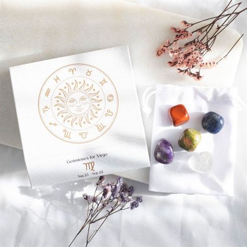 Virgo Crystal Tumblestone Set