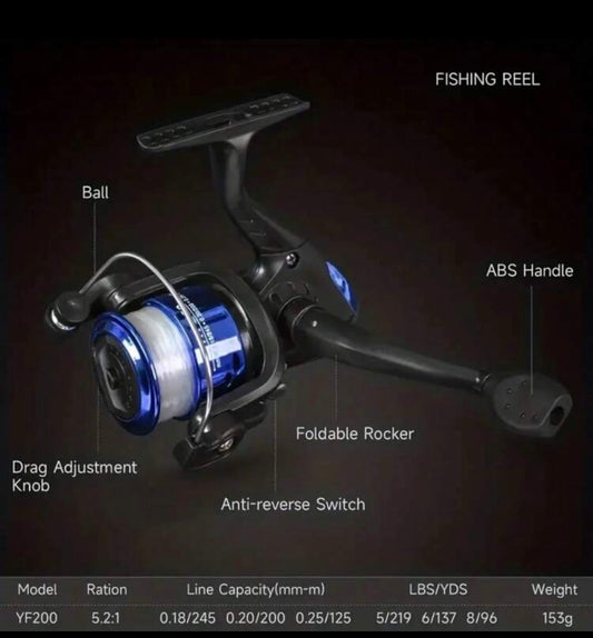 200 Spinning Reel Blue