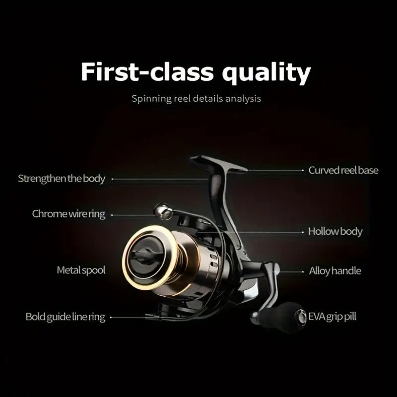 5000 Spinning Reel Black