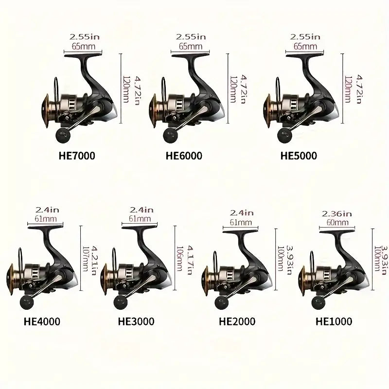 5000 Spinning Reel Black