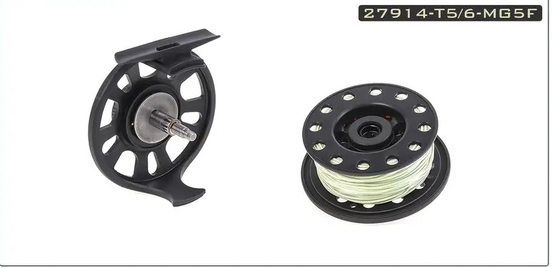 Fly Fishing Reel Preloaded - 5/6 with line, backing & leader