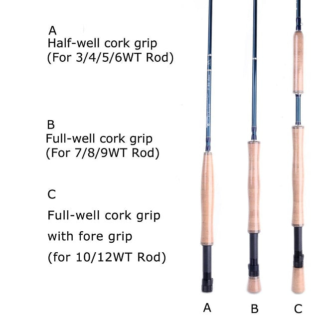 Fly Fishing Rod V-Access series 4 piece SK carbon fiber