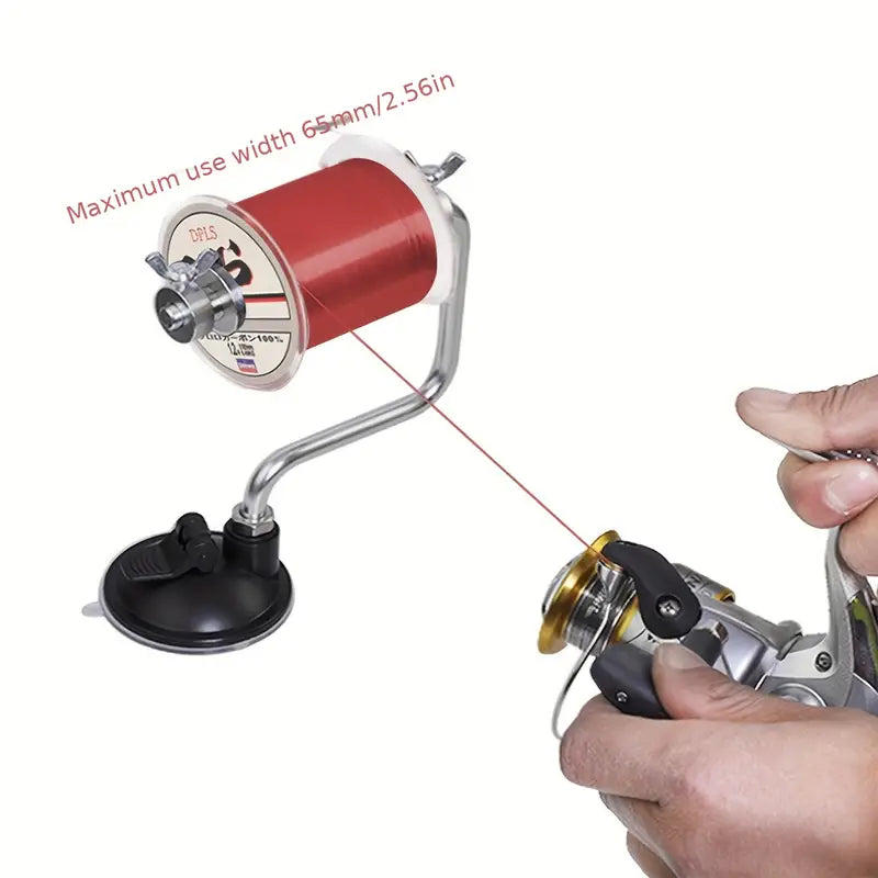 Fly Line Winder with Suction Cup Seat