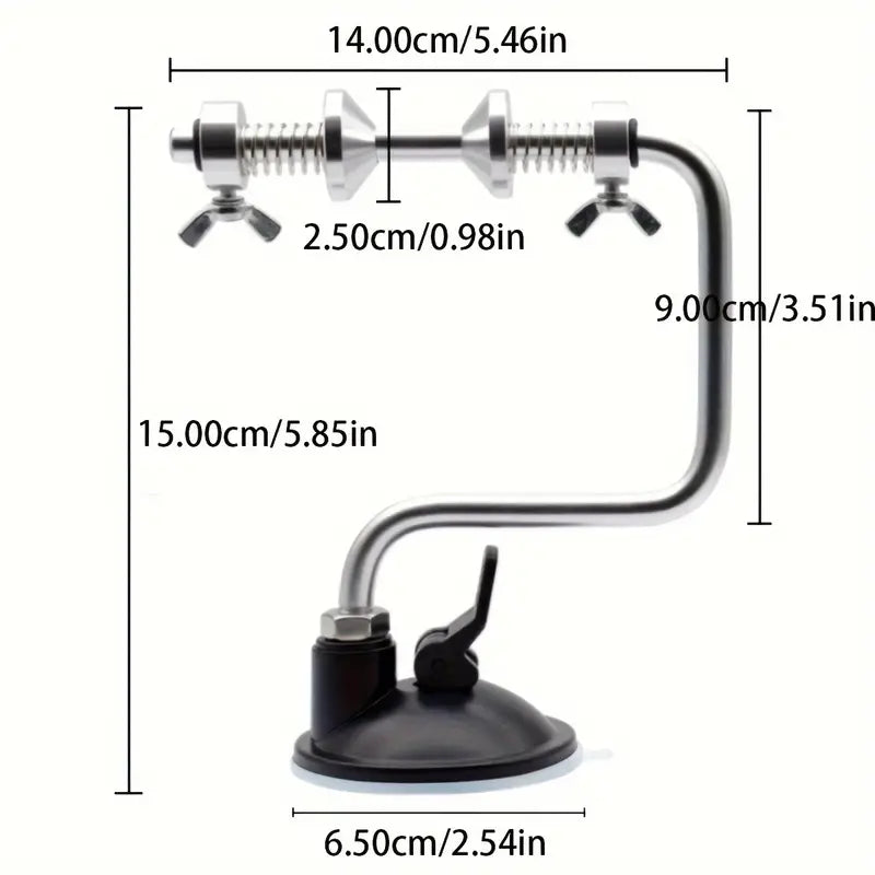 Fly Line Winder with Suction Cup Seat